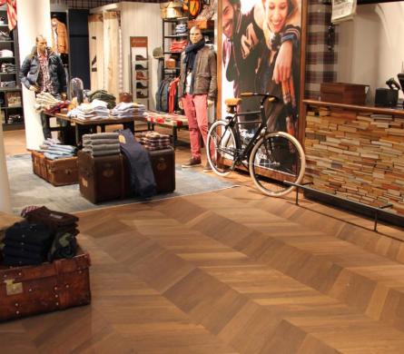 Habo Classic Line - chevron American walnut